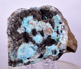 5.9cms DRUZY CHRYSOCOLLA QUARTZ LILY MINE PERU COPPER 2000 DISCOVERY DB32