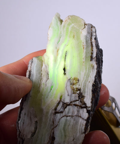 145grs GEM NATURAL SCULPTURE CACTUS SLAB STRONTIANITE ARAGONITE PERU SCENIC CB93