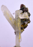 5.1cms PREMIUM EPIDOTE QUARTZ AXINITE CRYSTALS PERU AESTHETIC COLLECTOR CB135