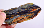 70 grams GEM BLUE OPAL PERU SLAB SCENIC SEASCAPE MINERAL SPECIMEN OB108