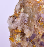 4.6cms GEM RARE WULFENITE FLUORITE MINI CRYSTALS ALAMO ARIZONA USA YB37