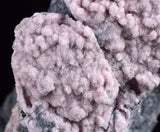 7.3cms RHODOCHROSITE ROSETTE PERU PINK CRYSTALS HUANZALA MINE MINERAL RB564