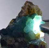 11ms DRUZY GEM SILICA CHRYSOCOLLA CHALCEDONY BOTRYOIDAL LILY MINE PERU DB95