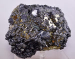 10cms PYRITE CUBIC GALENA BOURNONITE PERU CRYSTALS MINERAL SPECIMEN MB135