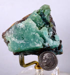 5.1cms DRUZY CHRYSOCOLLA QUARTZ LILY MINE PERU COPPER 2000 DISCOVERY DB09