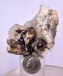 6.1 cms SPHALERITE BARITE QUARTZ GEM PERU CRYSTALS DISPLAY OR TO CUT IT MB102