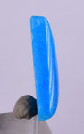 1cts GEM SILICA CHRYSOCOLLA CABOCHON LILY MINE PERU ROYAL BLUE COLOR  BB252