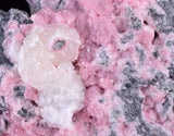 11.3cms RHODOCHROSITE ROSETTE PERU PINK CRYSTALS HUANZALA MINE MINERAL RB470