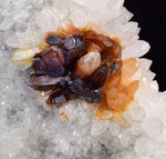 26cms STALACTITE QUARTZ IRIDESCENT GOETHITE LIMONITE PERU MINERAL SPECIMEN QB71