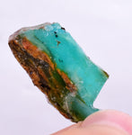 4.5 grams GEM BLUE OPAL PERU SLAB SCENIC SEASCAPE MINERAL SPECIMEN OB54
