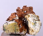 3.4cms NATIVE COPPER PERU CRYSTAL IRON NEW FIND SOME FINE IRIDESCENT IB25