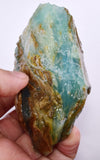 265 Grams GEM BLUE OPAL PERU ROUGH SCENIC SEASCAPE MINERAL SPECIMEN OB106