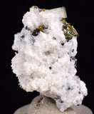3.6cms APATITE QUARTZ PYRITE CRYSTALS DICKITE PERU HUANZALA AB231