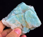 138 Gram AMAZONITE ROUGH PERU HIGH QUALITY MINERAL SPECIMEN NATURAL EB80