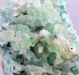 3.7cms DRUZY CHRYSOCOLLA QUARTZ LILY MINE PERU COPPER 2000 DISCOVERY DB27