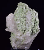 13cms FUCHSITE MUSCOVITE QUARTZ RARE CRYSTAL CHROMIUM MINERAL SPECIMEN PERU KB52
