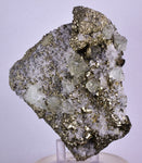 12cms PYRITE CUBIC QUARTZ FLUORITE PERU SHINY CRYSTALS MINERAL COLLECTOR MB126