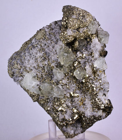 12cms PYRITE CUBIC QUARTZ FLUORITE PERU SHINY CRYSTALS MINERAL COLLECTOR MB126