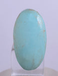 2.1cms GEM NATURAL TURQUOISE SCENIC CABOCHON RARE PERU PENDANT JEWELRY BB192