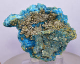 6.5cms CHALCANTHITE MELANTERITE ROMERITE ALUNOGEN PERU NATURAL  CRYSTALS FB68