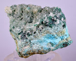 10.3cms ATACAMITE CALCITE DRUZY CHRYSOCOLLA MALACHITE LILY MINE PERU AB249