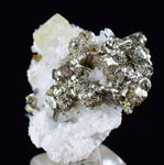 2.1cm APATITE QUARTZ PYRITE DICKITE SCHEELITE ? PERU HUANZALA AB77