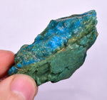 21 Grams GEM BLUE OPAL PERU ROUGH SCENIC SEASCAPE MINERAL SPECIMEN OB122