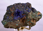 9.4cms AZURITE MALACHITE CRYSTALS MINERAL SPECIMEN COLLECTOR UB30