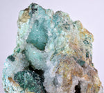 9.5cms DRUZY CHRYSOCOLLA ATACAMITE MALACHITE QUARTZ CRYSTALS LILY MINE PERU DB78
