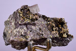 7.6cms APATITE SIDERITE QUARTZ CRYSTALS CHALCOPYRITE BORNITE PYRITE PERU AB67