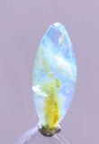 1ct GEM BLUE OPAL SCENIC CABOCHON PERU SEASCAPE PENDANT JEWELRY DENDRITES  BB150
