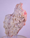 9.4cms GEM PINK OPAL HYALITE PALYGORSKITE QUARTZ SCULPTURE BOTRYOIDAL PERU PB45
