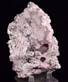 10cms RHODOCHROSITE ROSETTE QUARTZ PERU PINK CRYSTALS NEEDLES MINERAL RBZ418
