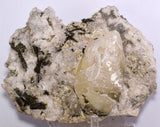 18 cms CALCITE EPIDOTE QUARTZ CRYSTALS INCLUTIONS PERU MINERAL SPECIMEN GB36