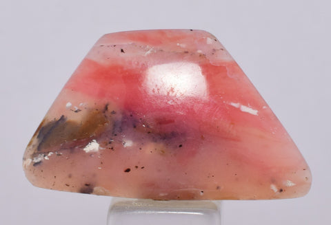 9.5cts GEM PINK OPAL CABOCHON PERU TRANSLUCENT JEWELRY PENDANT BB223