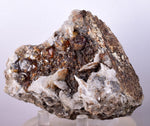 9.4cms SPHALERITE BARITE PYRITE QUARTZ CRYSTALS MINERAL SPECIMEN PERU MB59