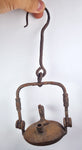 19.5cm MINI VERY SMALL LENTICULAR MINERS LAMP TUNNEL RARE LANTERN IRON CAST NB03