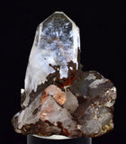 4.6cms HEMATOID QUARTZ TERMINATED GOETHITE MINERAL SPECIMEN PERU QB116