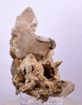 8.5cms CALCITE WITH QUARTZ CRYSTALS PERU SHINY MINERAL SPECIMEN COLLECTOR GB08