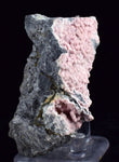 7.3cms RHODOCHROSITE ROSETTE PERU PINK CRYSTALS HUANZALA MINE MINERAL RB564