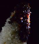 26cms STALACTITE QUARTZ IRIDESCENT GOETHITE LIMONITE PERU MINERAL SPECIMEN QB71