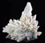 13cms NATURAL QUARTZ CALCITE PYRITE CRYSTALS MINERAL SPECIMEN QB89