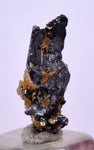 1.4cms ACANTHITE QUARTZ CRYSTALS MINERAL SPECIMEN PERU COLLECTOR HB115