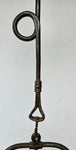 57cm  LENTICULAR MINERS LAMP TUNNEL RARE LANTERN IRON CAST NB07