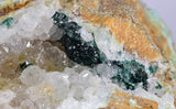 11cms DRUZY CHRYSOCOLLA ATACAMITE MALACHITE QUARTZ CRYSTALS LILY MINE PERU DB64
