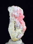 2.5cms RHODOCHROSITE PYRITE FLUORITE CHINA CRYSTAL RHOMBOHEDRAL MINIATURE RB641