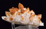 11cms STALACTITE QUARTZ HEMATOID GOETHITE LIMONITE PERU MINERAL SPECIMEN QB83