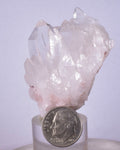 4.5cms QUARTZ GWINDEL FADEN COLOMBIA RARE SHINY CRYSTAL MINERAL SPECIMEN QB52