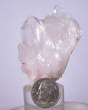 4.5cms QUARTZ GWINDEL FADEN COLOMBIA RARE SHINY CRYSTAL MINERAL SPECIMEN QB52