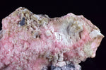 10cms RHODOCHROSITE ROSETTE PYRITE CRYSTALS PERU MINERAL SPECIMEN RB580